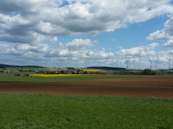 Blick auf Erksdorf